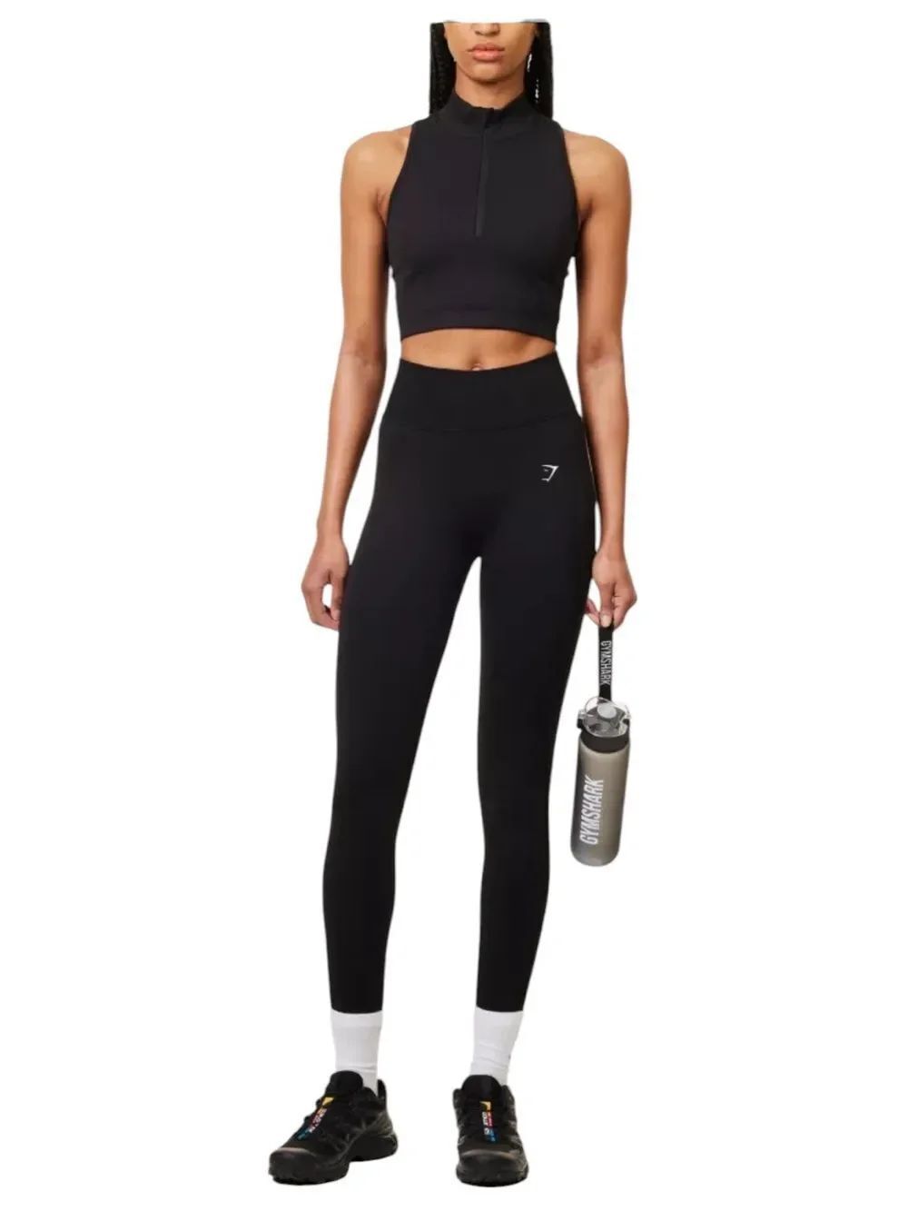 Gymshark Black High-Waist Seamless Leggings Women’s Size S